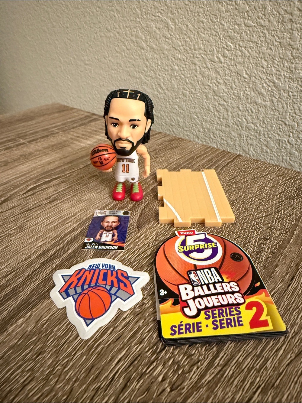 NBA Ballers Series 2 New York Knick JALEN BRUNSON White Jersey